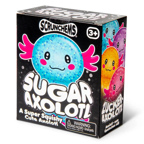 Scrunchems® Sugar Axolotl Squishy Fidget Toy
