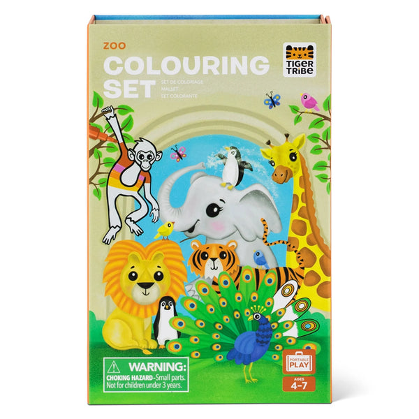 Tiger Tribe - Coloring Set - Zoo