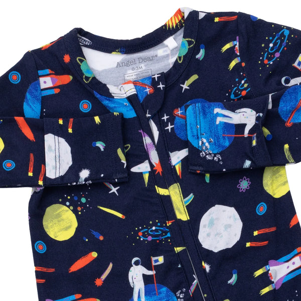 Angel Dear -Astronaut and Rockets  2 Way Zipper Footie