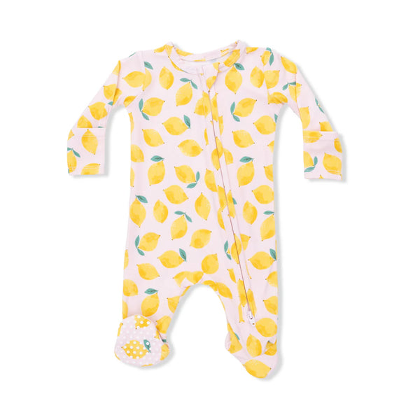 Angel Dear -Sunny Lemons 2 Way Zipper Footie