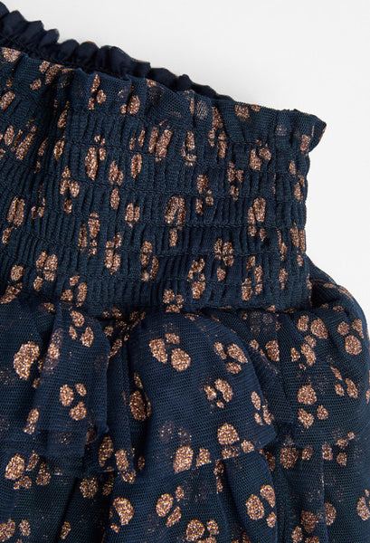 Boboli - Tulle Printed Smocked Skirt