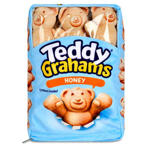 Iscream - Teddy Grahams Honey Packaging Plush