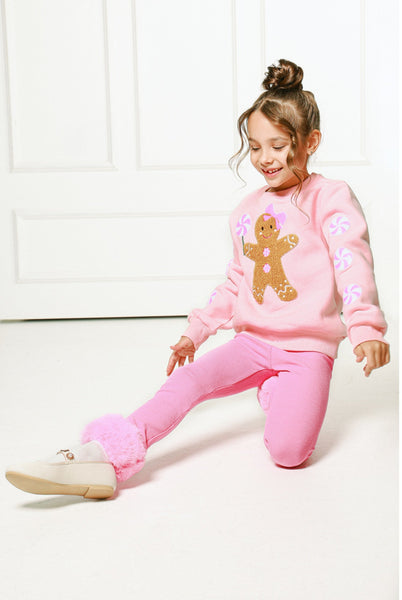 Pink Fur Cuffed Leggings (PREORDER)