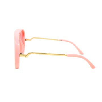 Zomi Gems -Pink Aviator Teardrop Sunglasses