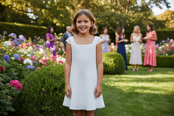 Cheryl Creations - Emma Dress - White Lace