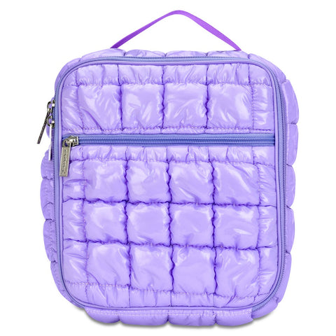 Iscream - Lavender Shiny Puffer Lunch Tote