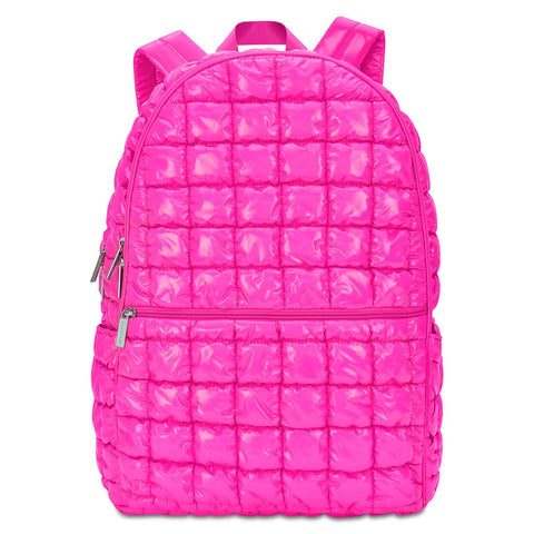 Iscream - Hot Pink Shiny Puffer Backpack