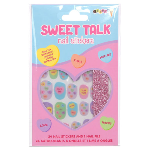 Iscream - Sweet Talk Nail Stickers and Nail File Set