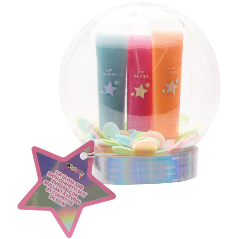 Iscream - Winter Wonderland Lip Gloss & Bath Confetti Set