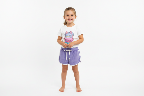 Tweenstyle by Stoopher - Lavender Terry Dolphin Shorts