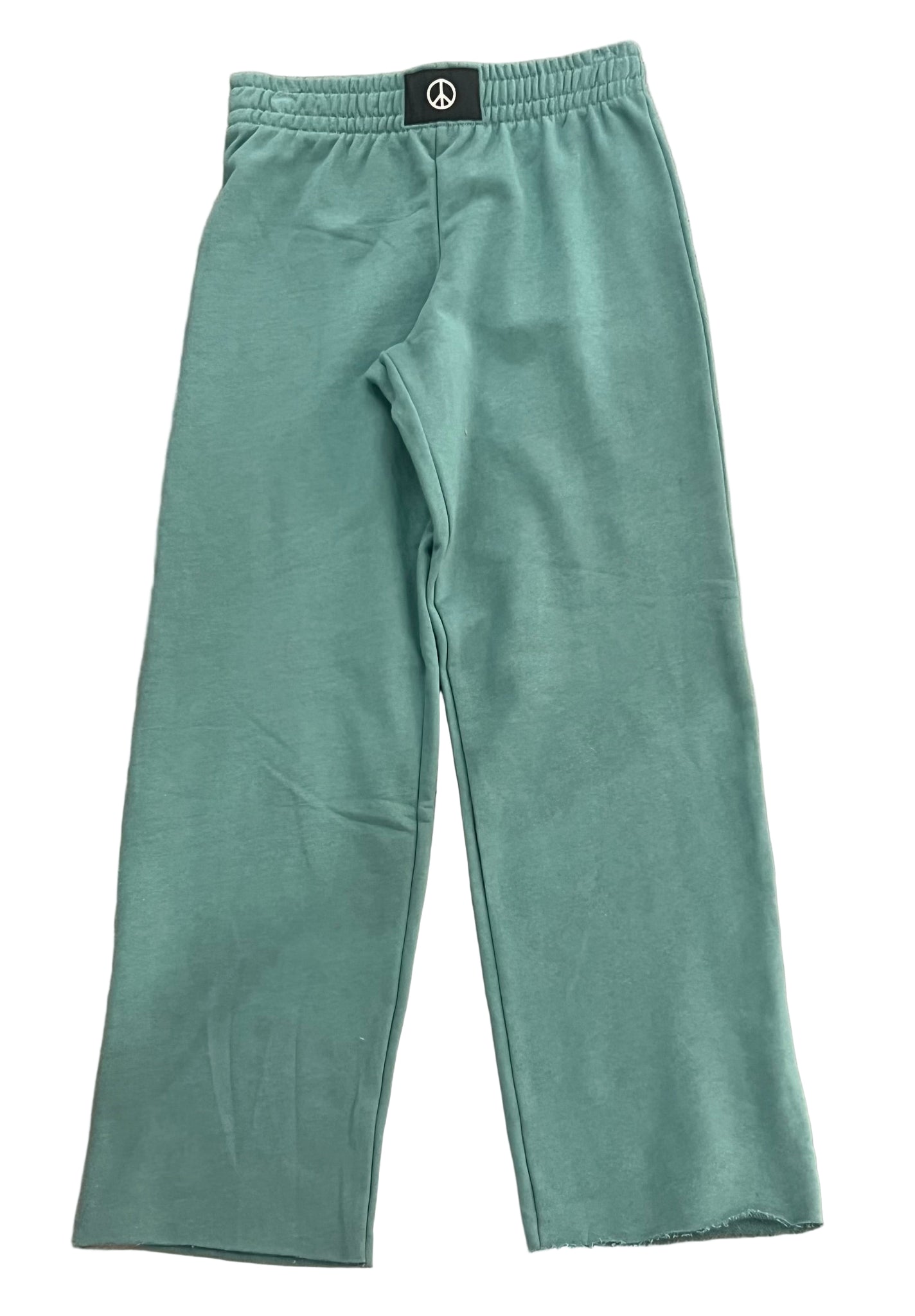 Prince Peter - Wide Leg Pant With Peace Patch - Aventurine