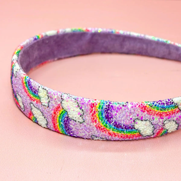 Stoopher -Purple Rainbow Headband