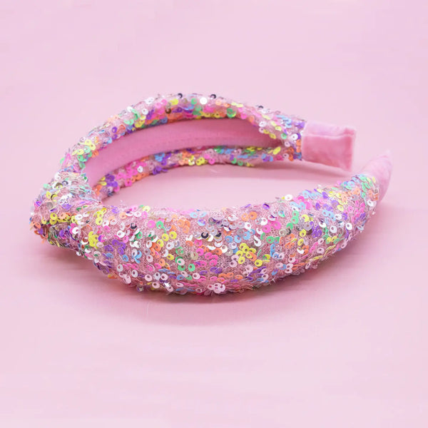 Stoopher-  Knot Headband - Sequin