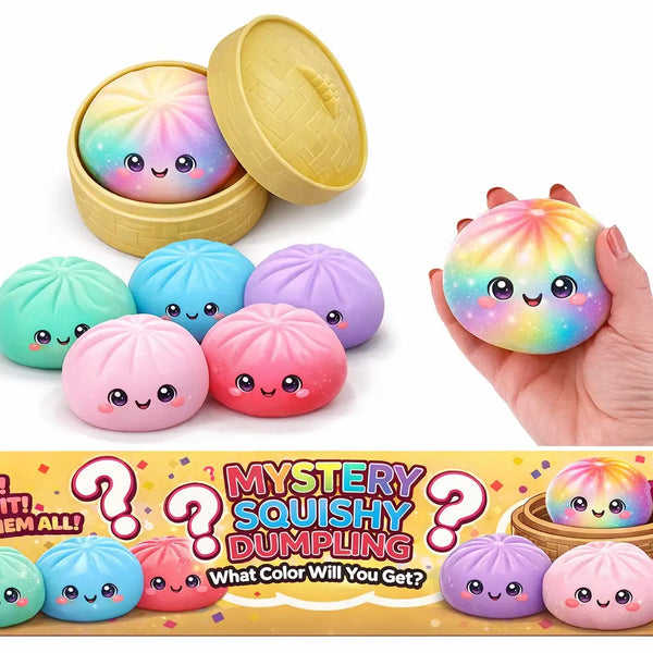 Mystery Squishy Dumpling - Assorted Colors - 4"