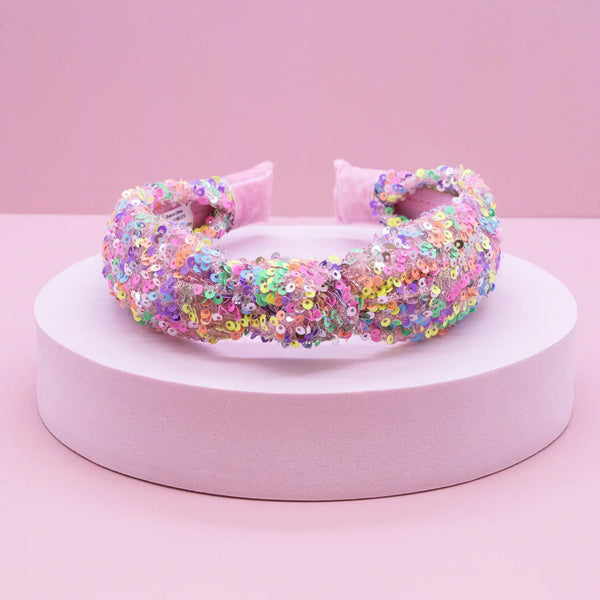 Stoopher-  Knot Headband - Sequin