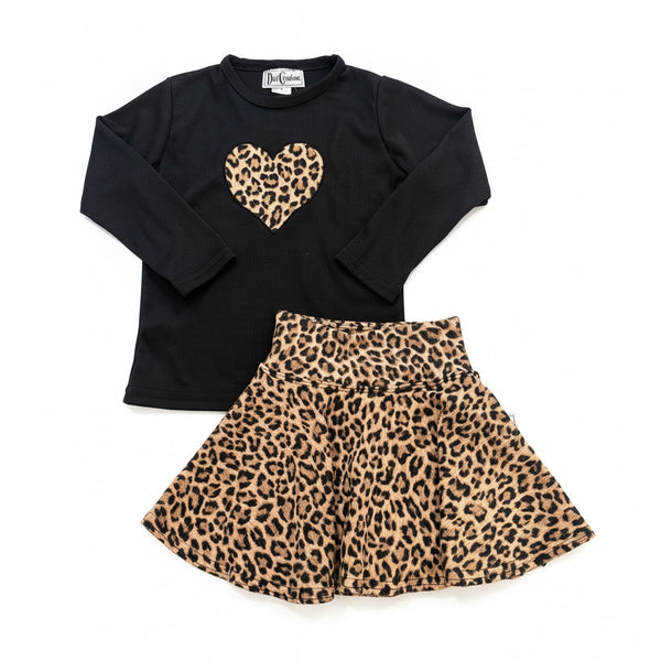 Dori Creations - Leopard Skater Skort
