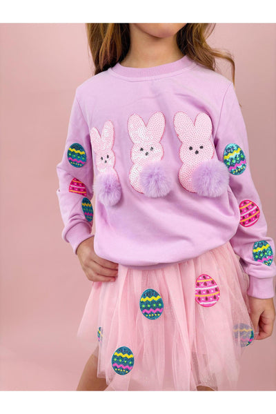 Patched Easter Tulle Skirt