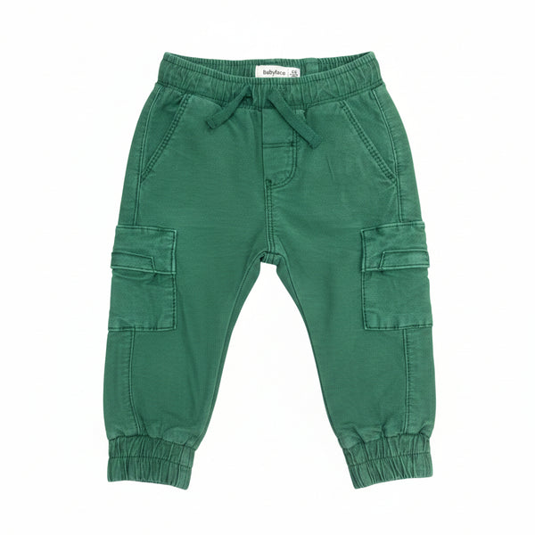 Babyface -Off White All Over Book Long Sleeve with Green Cargo Pants