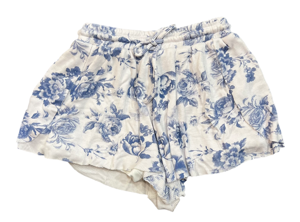 Flowers by Zoe - Blue Toile Shorts