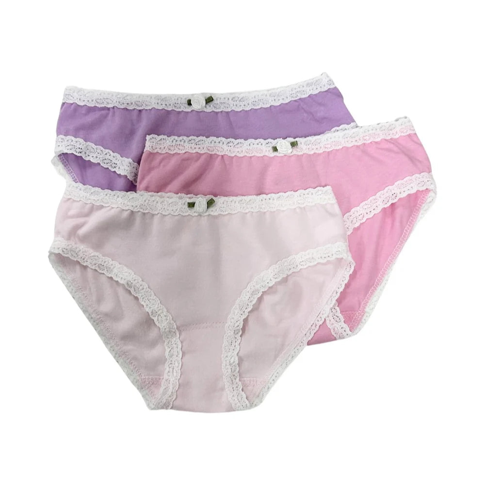 Esme - Sweet Solid 3pc Panty Set