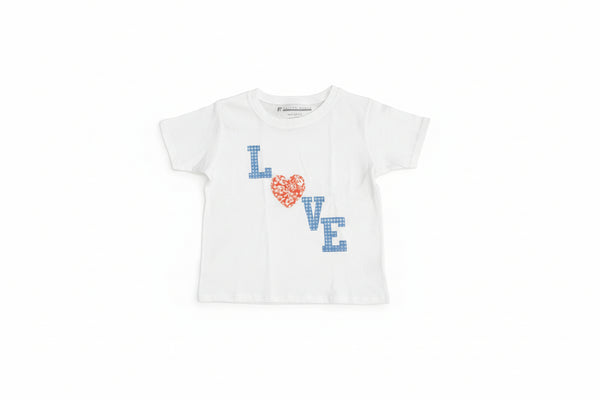 Prince Peter -  Plaid Heart Printed Tee