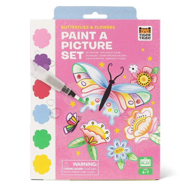 Tiger Tribe - Paint A Picture Butterflies & Flowers
