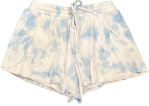 Flowers by Zoe - Blue Tie Dye Shorts