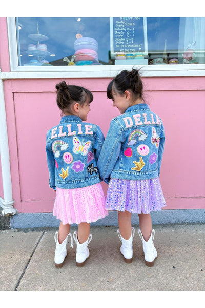 Personalized Patched Denim Jacket (TWO WEEK TURNAROUND)