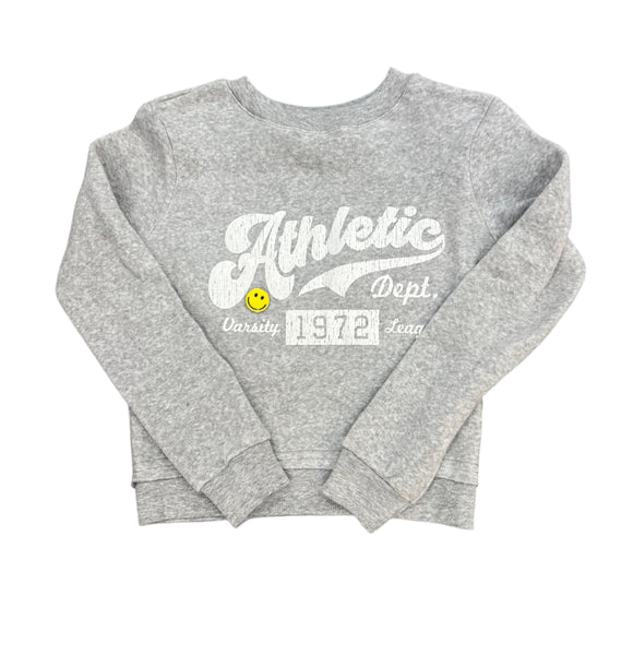 Love Junkie - Fleece Crewneck - Athletic - Heather Grey
