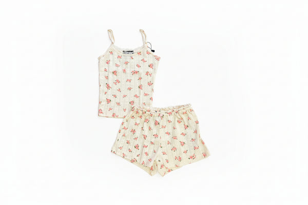 Flowers by Zoe - Pointelle Floral Shorts