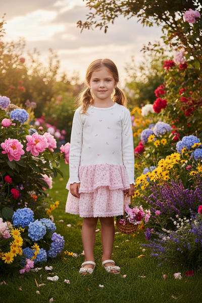 Flowers by Zoe -Dipsy Flower Ruffle Dress