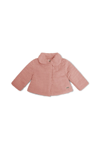 Le Chic - Baby Faux Fur Pink Jacket