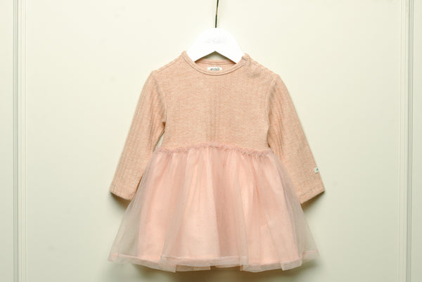 Le Chic - Infant Pink Tulle Dress