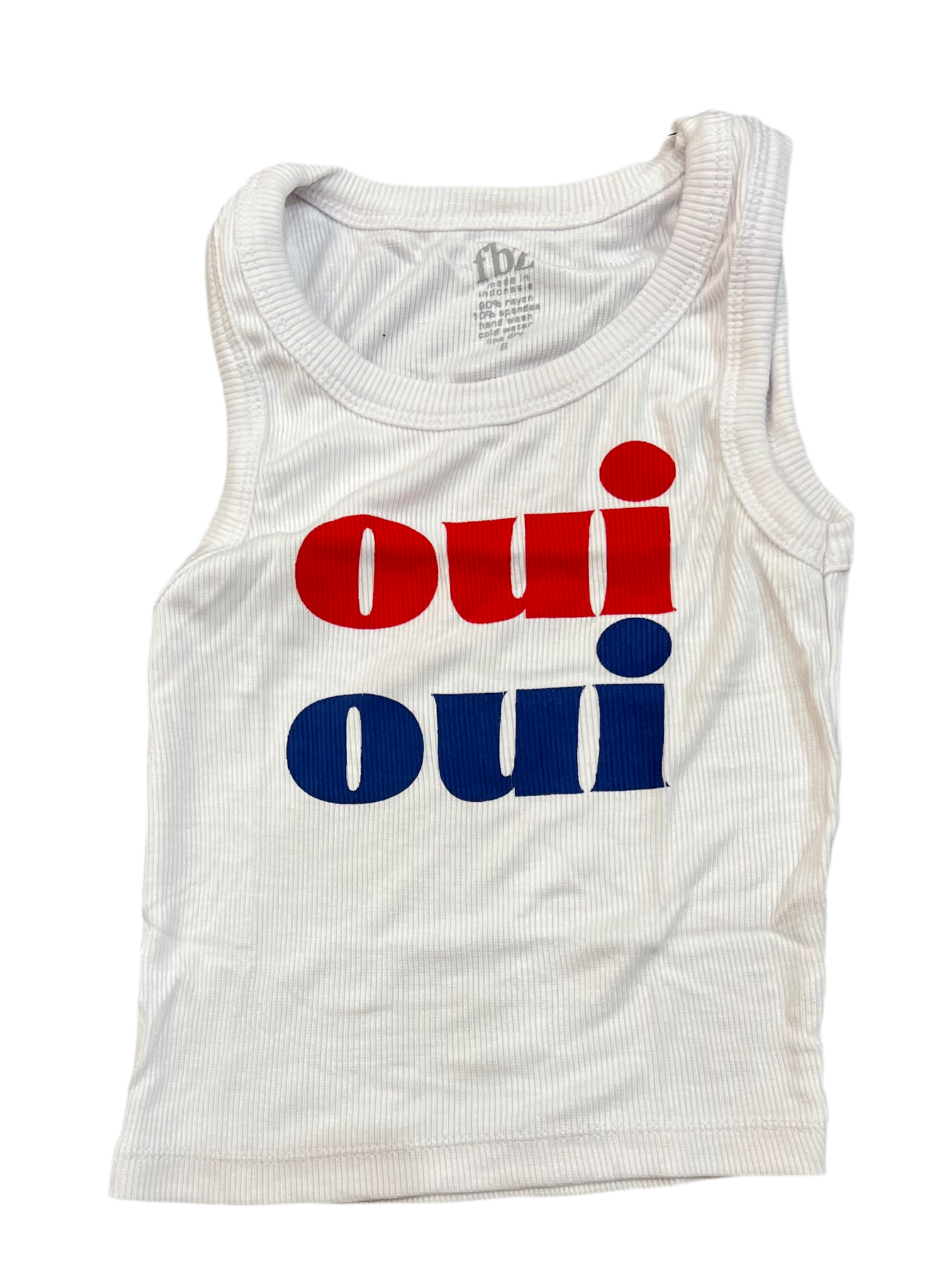 Flowers by Zoe - Oui Oui Ribbed Tank