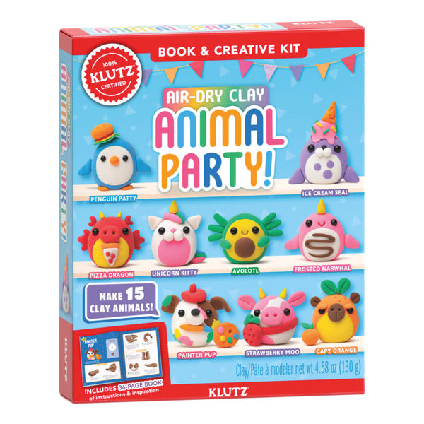 Klutz - Air Dry Clay Animal Party