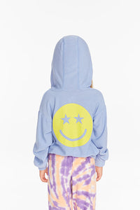 Chaser - Star Smiley Cropped Hoodie