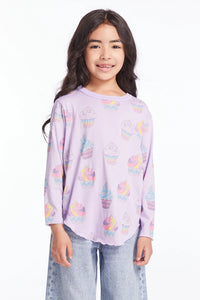 Chaser - Rainbow Cupcakes Girls Long Sleeve