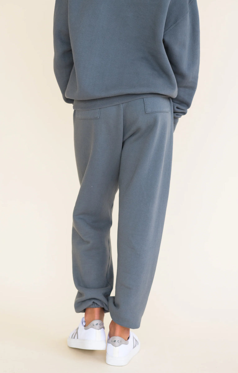 Kaveah - Shirred Jogger - Mineral – Stoopher & Boots