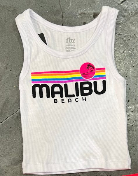 Flowers by Zoe - Malibu Ribbed Tank