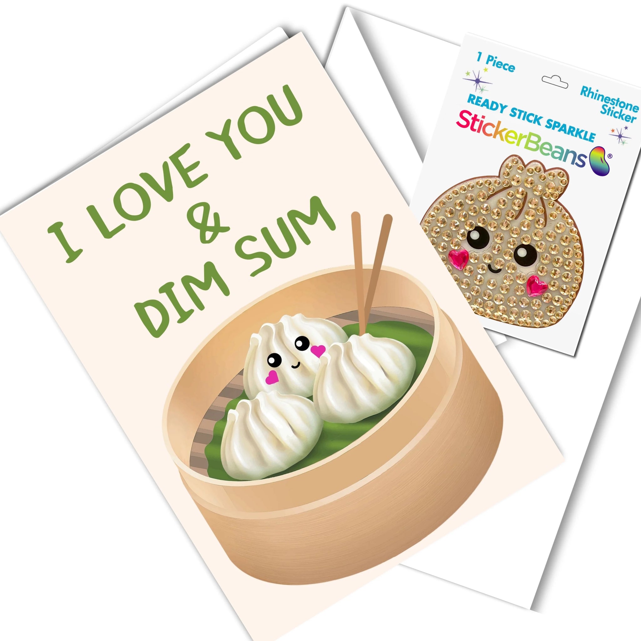 Sticker Bean - Dim Sum Greeting Card