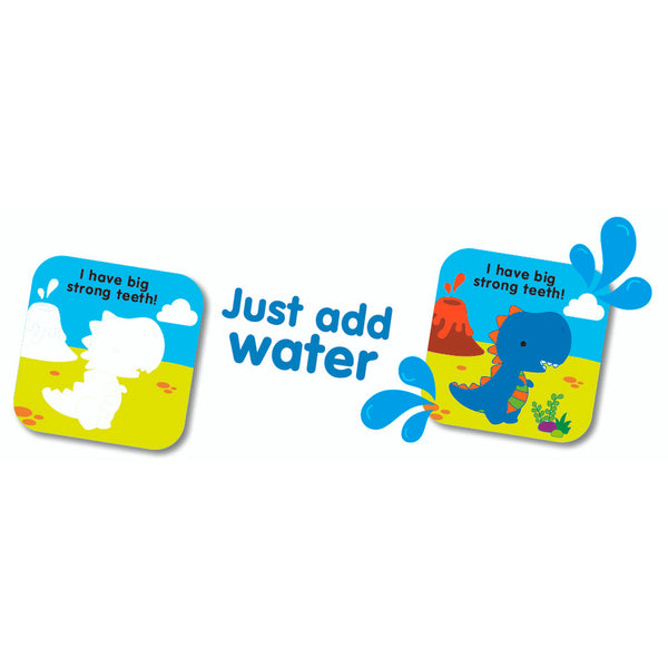 Buddy + Barney - Color Changing Bath Book- Dinosaur