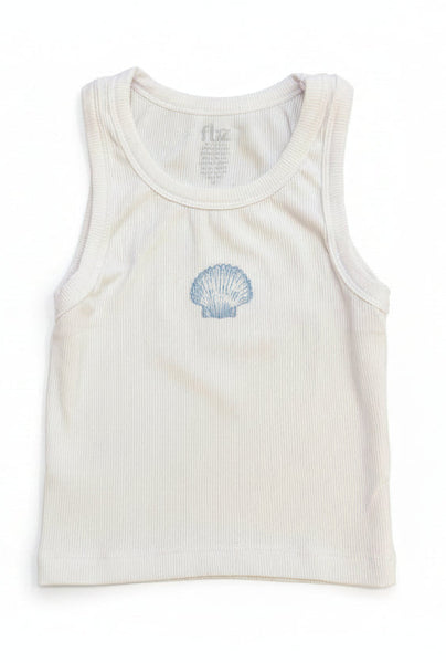 Flowers by Zoe Tank Top with Shell Print