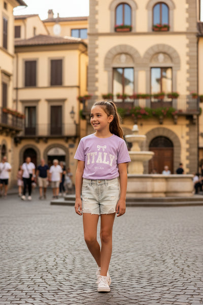 Prince Peter -  Italy Bow Printed Tee