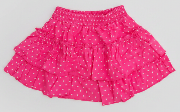 Flowers by Zoe - Hot Pink Polka Dot Skirt