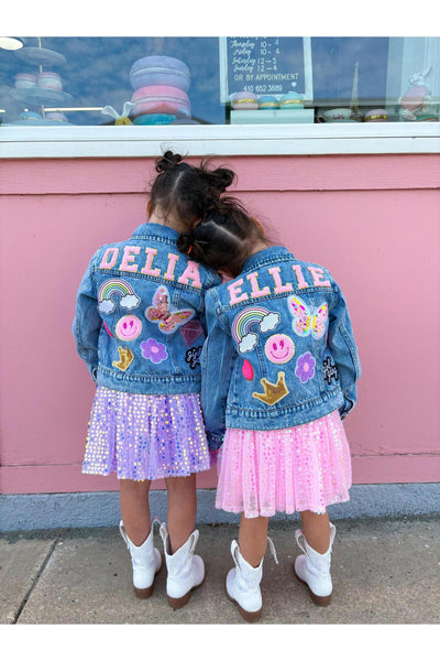 Personalized Patched Denim Jacket (TWO WEEK TURNAROUND)