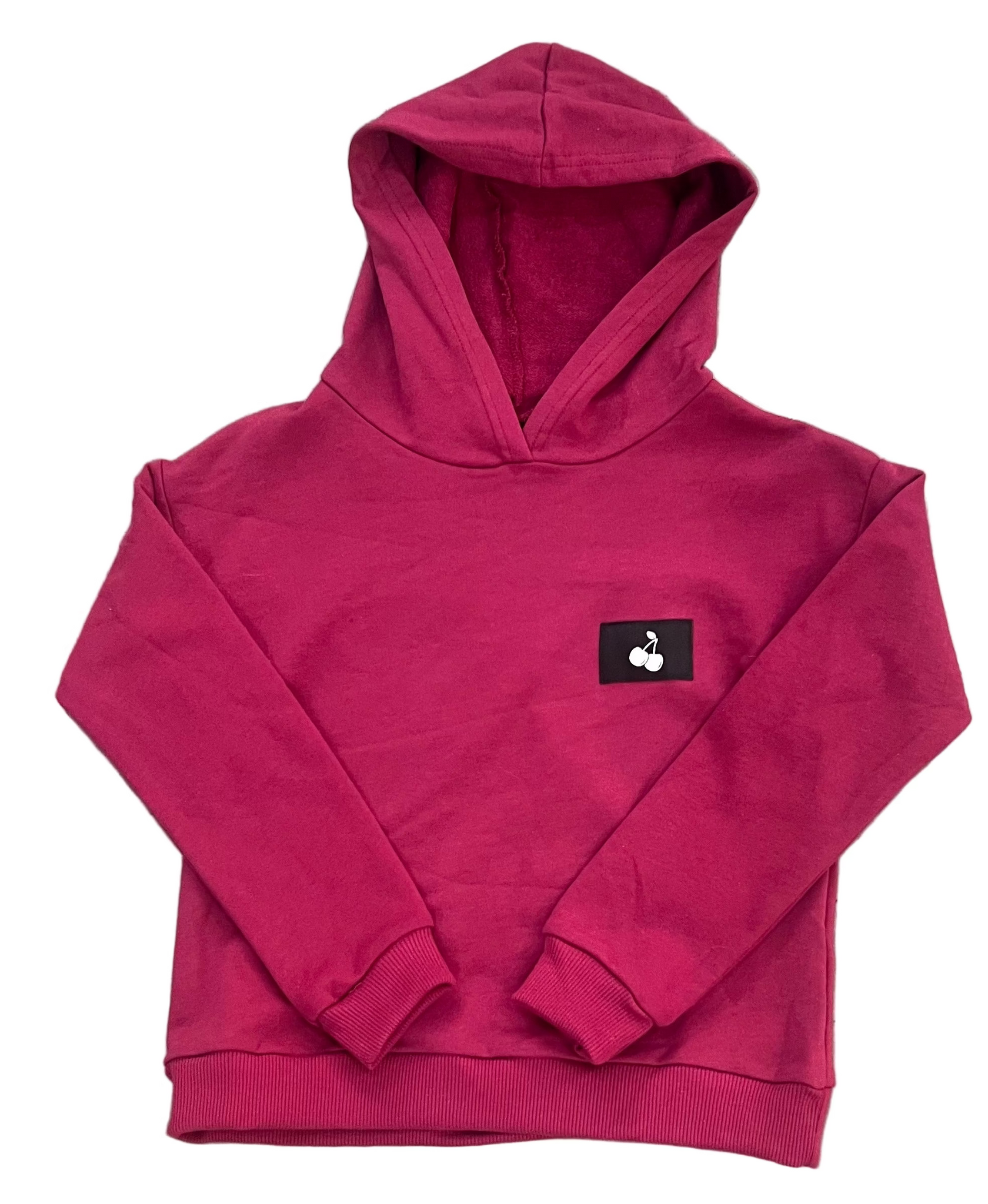 Prince Peter - Hoody With Cherry Patch - Red Plum