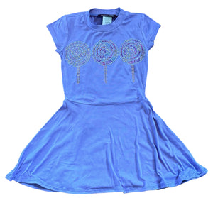Sparkle by Stoopher - Lavender Swirl Lollipop Skater Dress