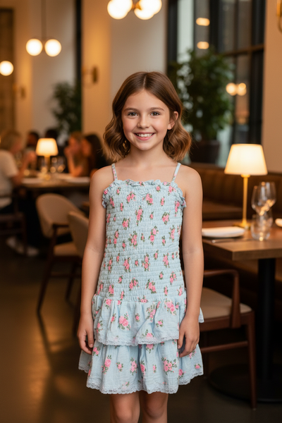 Flowers by Zoe - Floral Smocked Tiered Dress