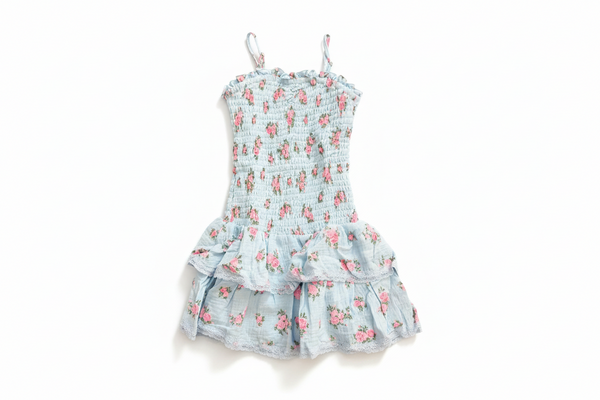 Flowers by Zoe - Floral Smocked Tiered Dress