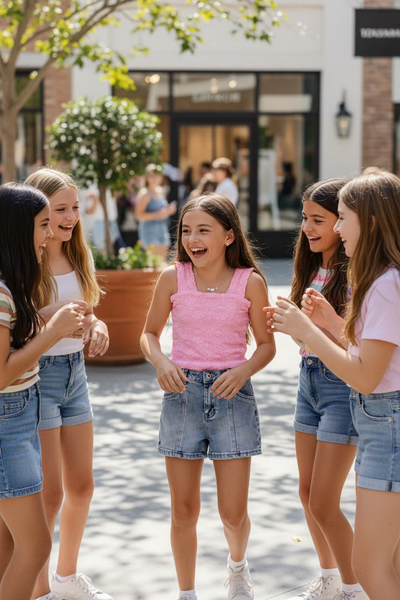 Suzette - Seamless Floral Textured Tank -Suzette Pink